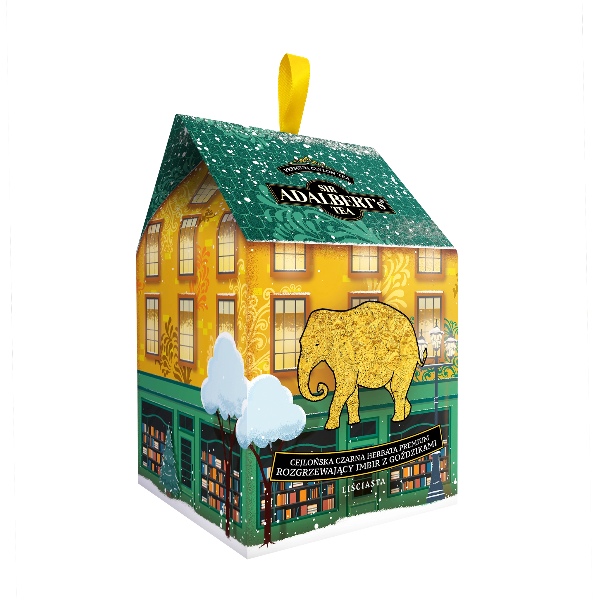 Adalbert's Tea ROZGRZEWAJĄCY IMBIR Z GOŹDZIKAMI (edycja limitowana) - 80 g w kartoniku