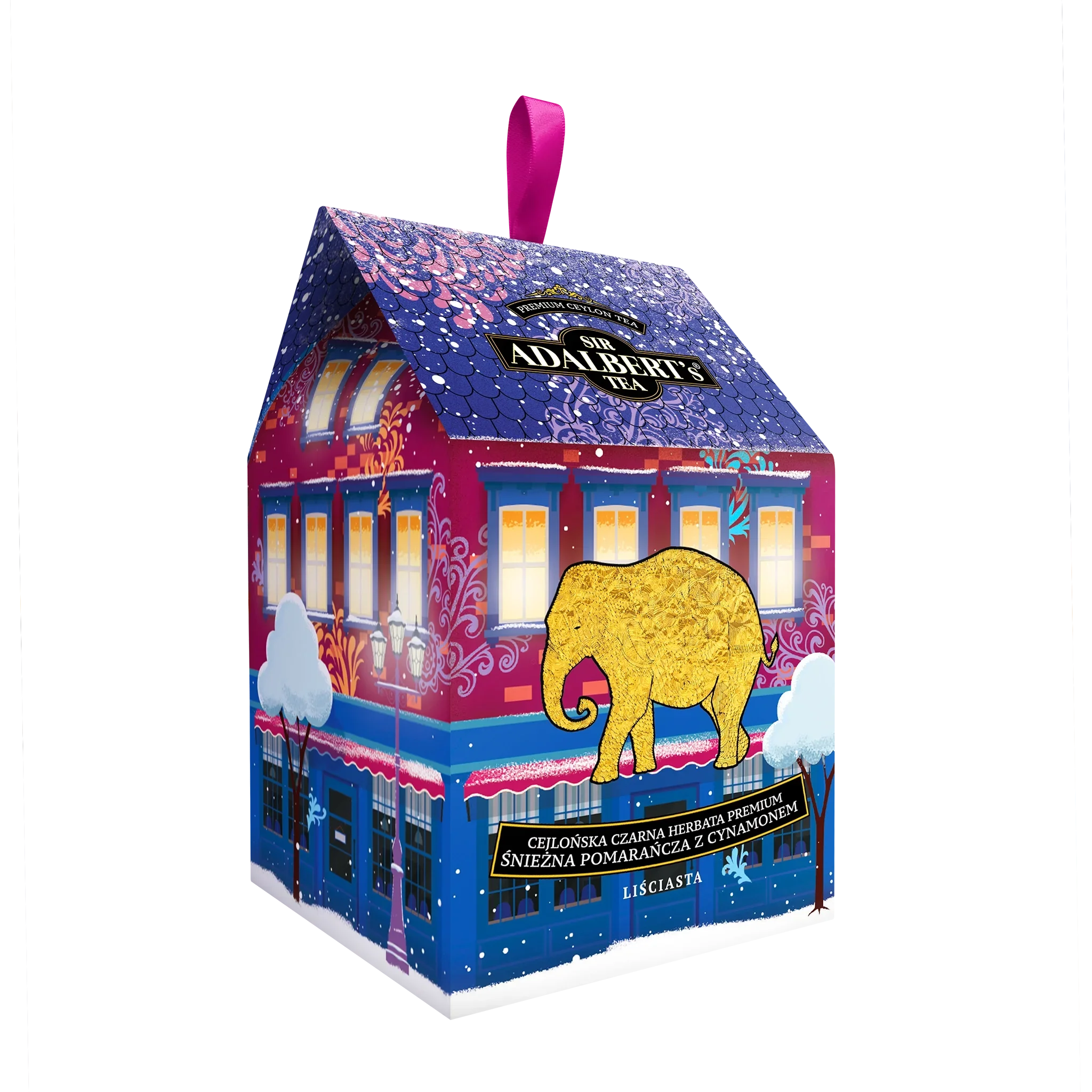 Adalbert's Tea ŚNIEŻNA POMARAŃCZA Z CYNAMONEM (edycja limitowana) - 80 g w kartoniku