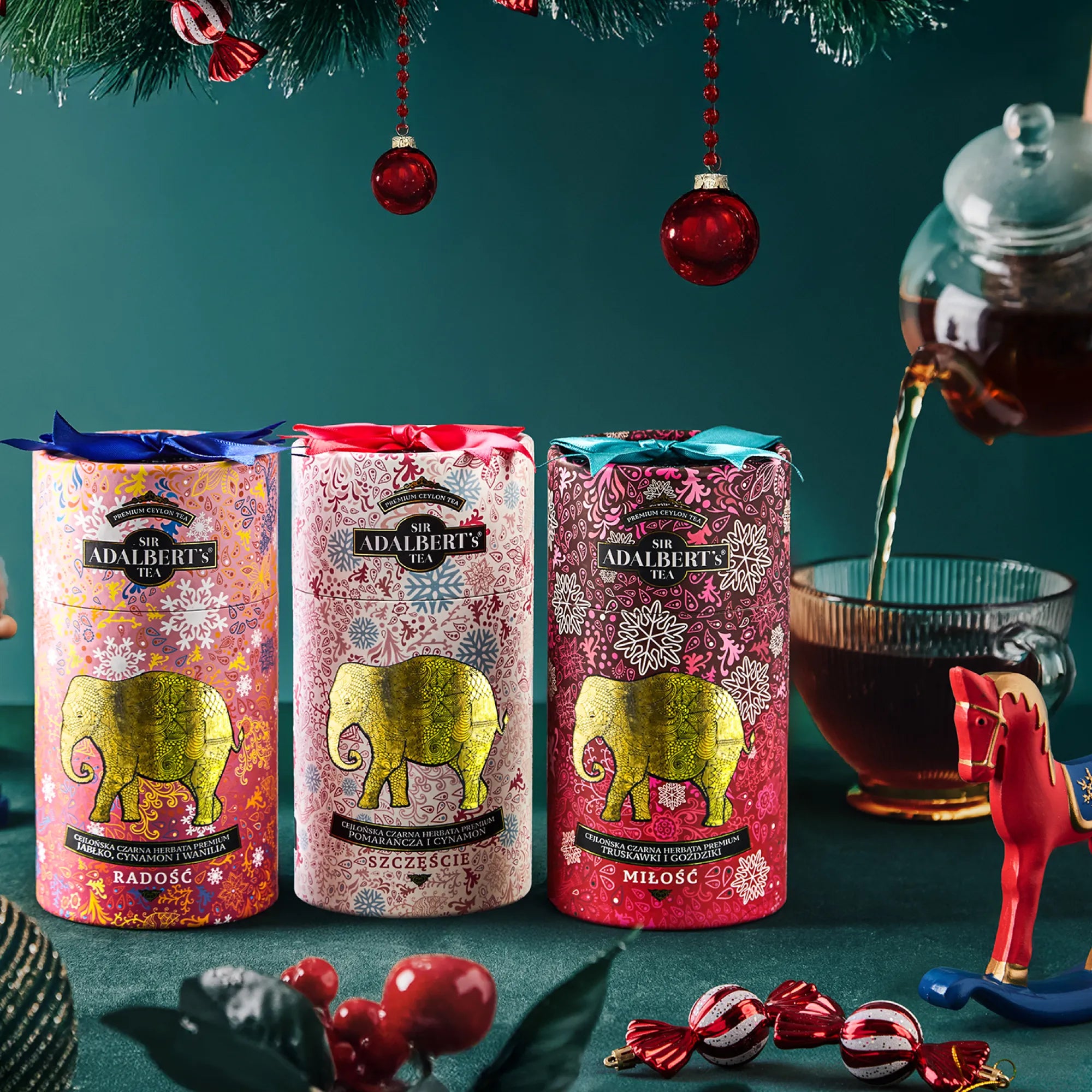 Adalbert's Tea EMOCJE SZCZĘŚCIE (zimowa edycja limitowana) - 80 g w puszce