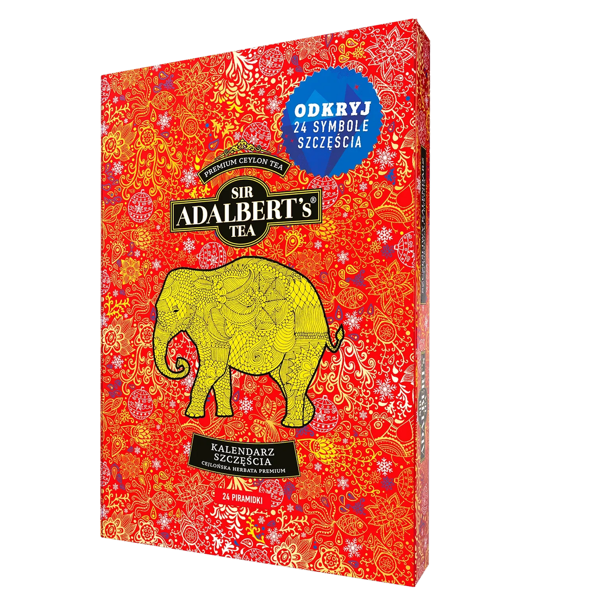 Adalbert's Tea Kalendarz Szczęścia (Czerwony) - 48 g