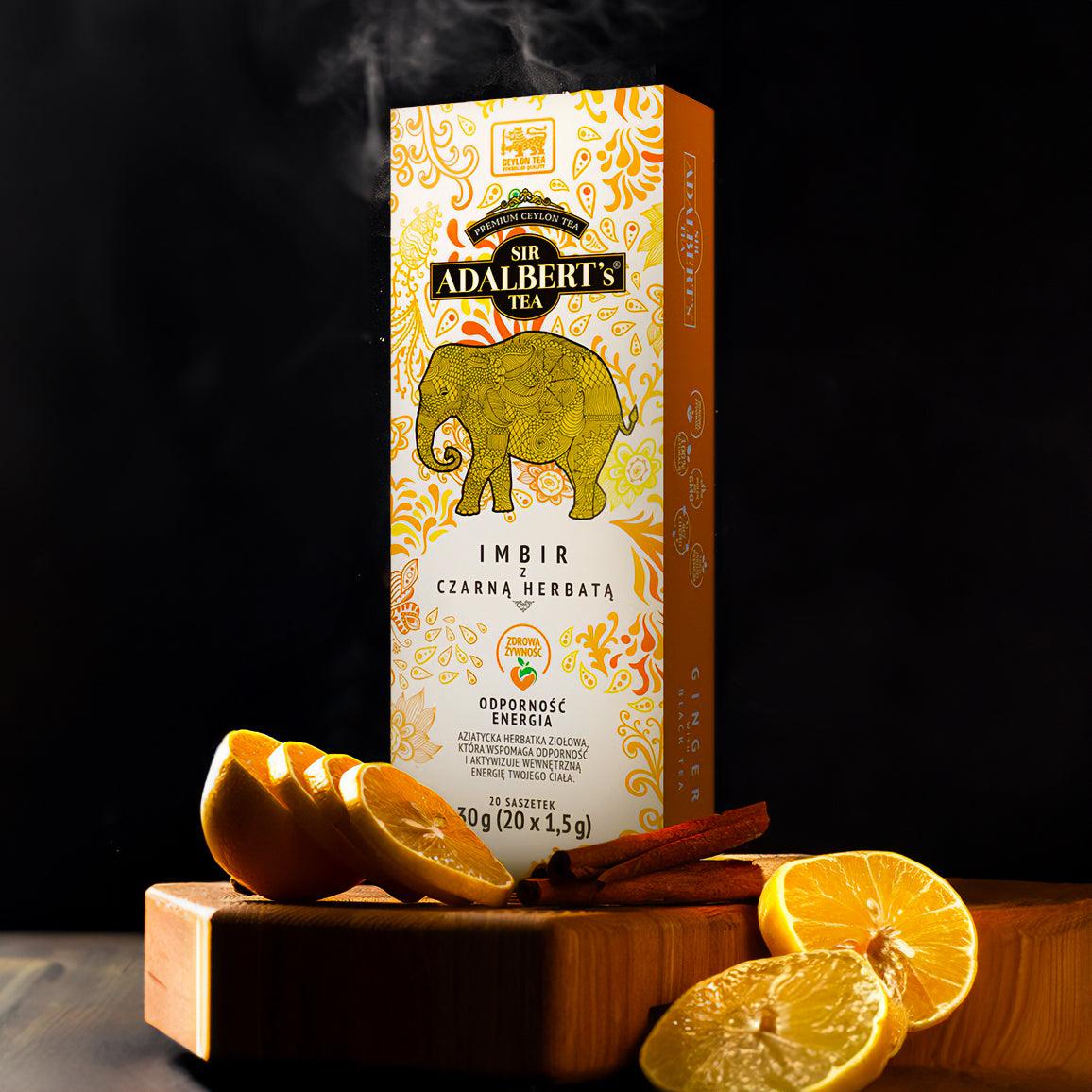 Adalbert's Tea GINGER TEA - saszetki 30g - Sir Adalbert's Tea