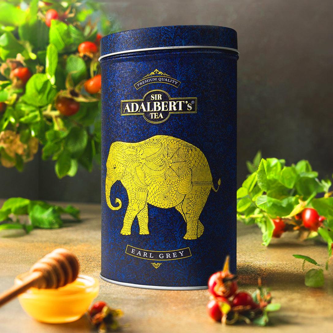 Adalbert's Tea EARL GREY - liściasta 110g w puszce - Sir Adalbert's Tea