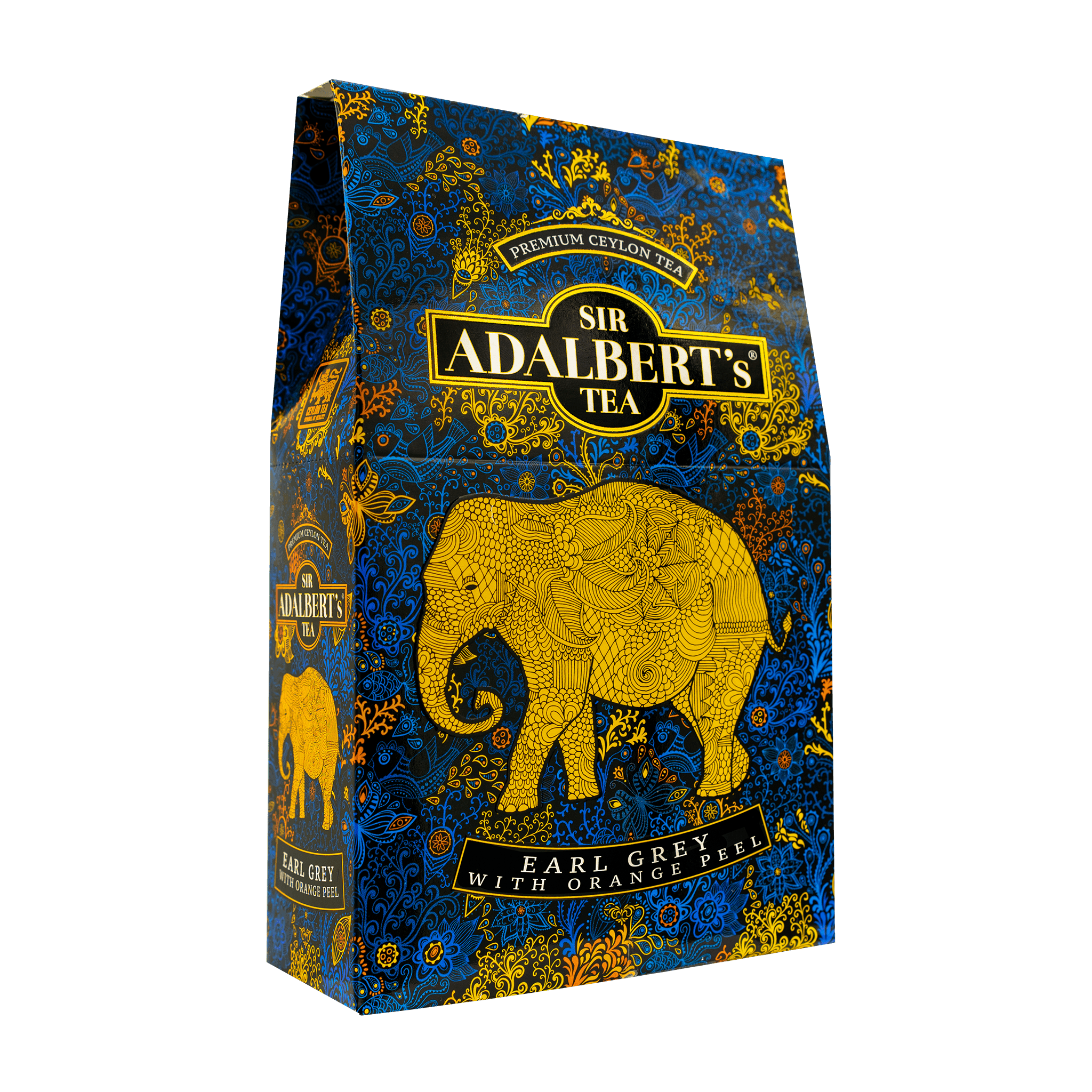 Adalbert's Tea EARL GREY WITH ORANGE PEEL - liściasta 100g pouch - Sir Adalbert's Tea
