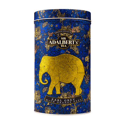 Adalbert's Tea EARL GREY WITH ORANGE PEEL - liściasta 110g w puszce - Sir Adalbert's Tea