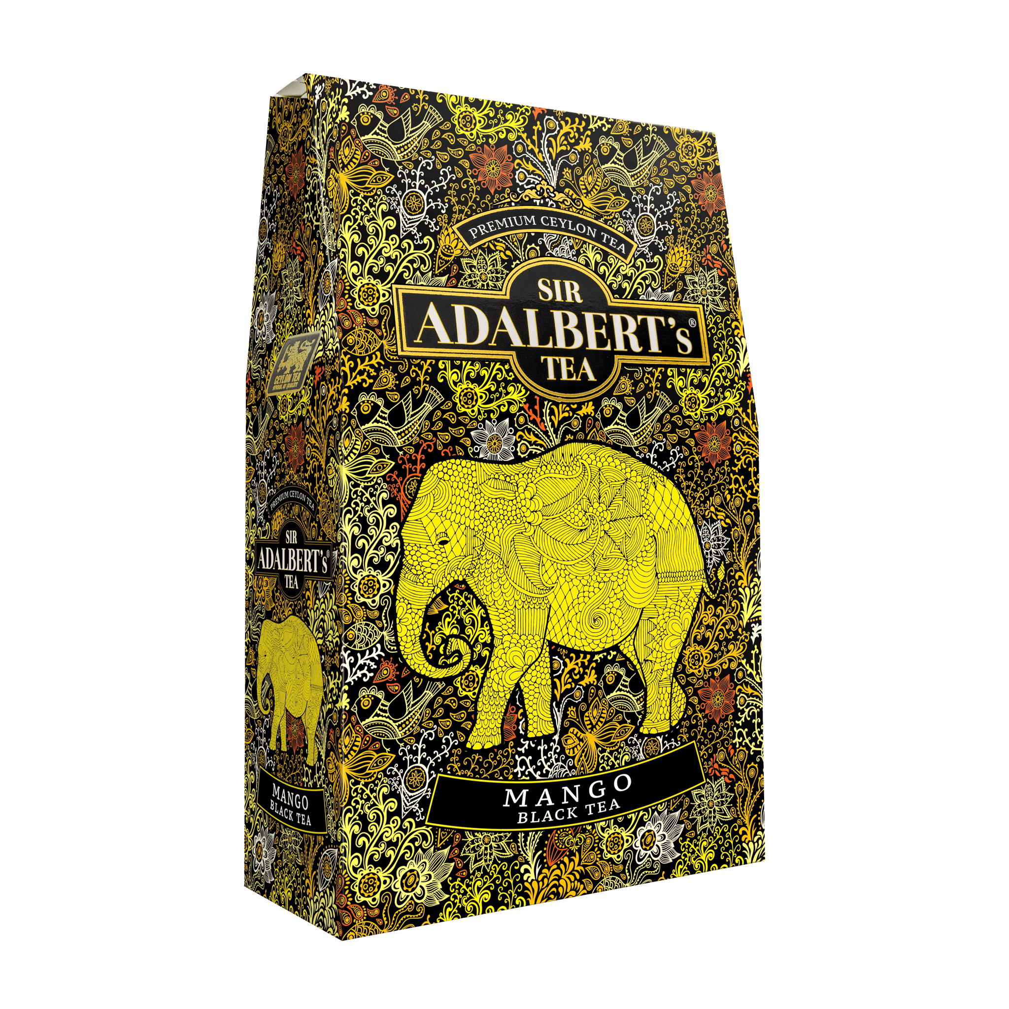 Adalbert's Tea MANGO - liściasta 100g pouch - Sir Adalbert's Tea