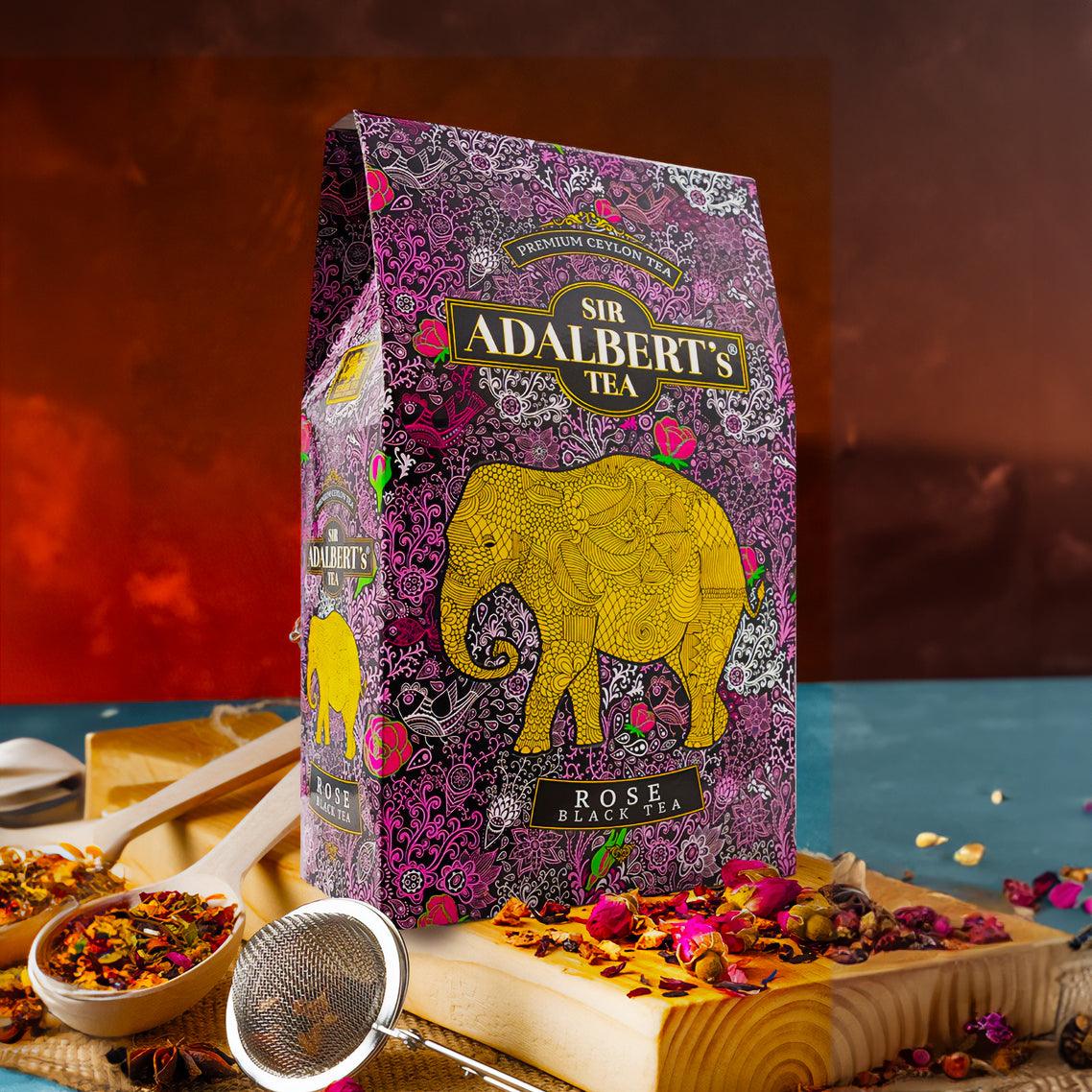 Adalbert's Tea ROSE - liściasta 100g pouch - Sir Adalbert's Tea