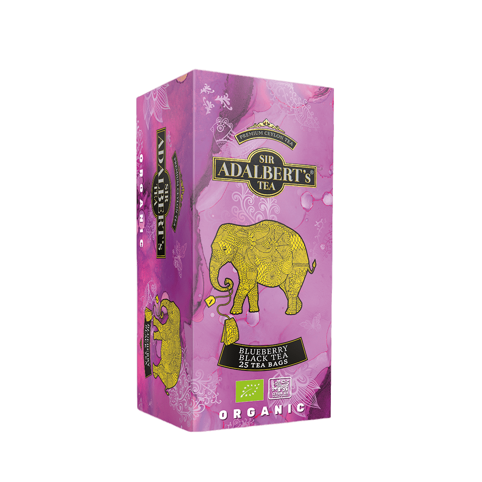 Adalbert's Tea BLUEBERRY Black Tea ORGANIC - 50g saszetki - Sir Adalbert's Tea