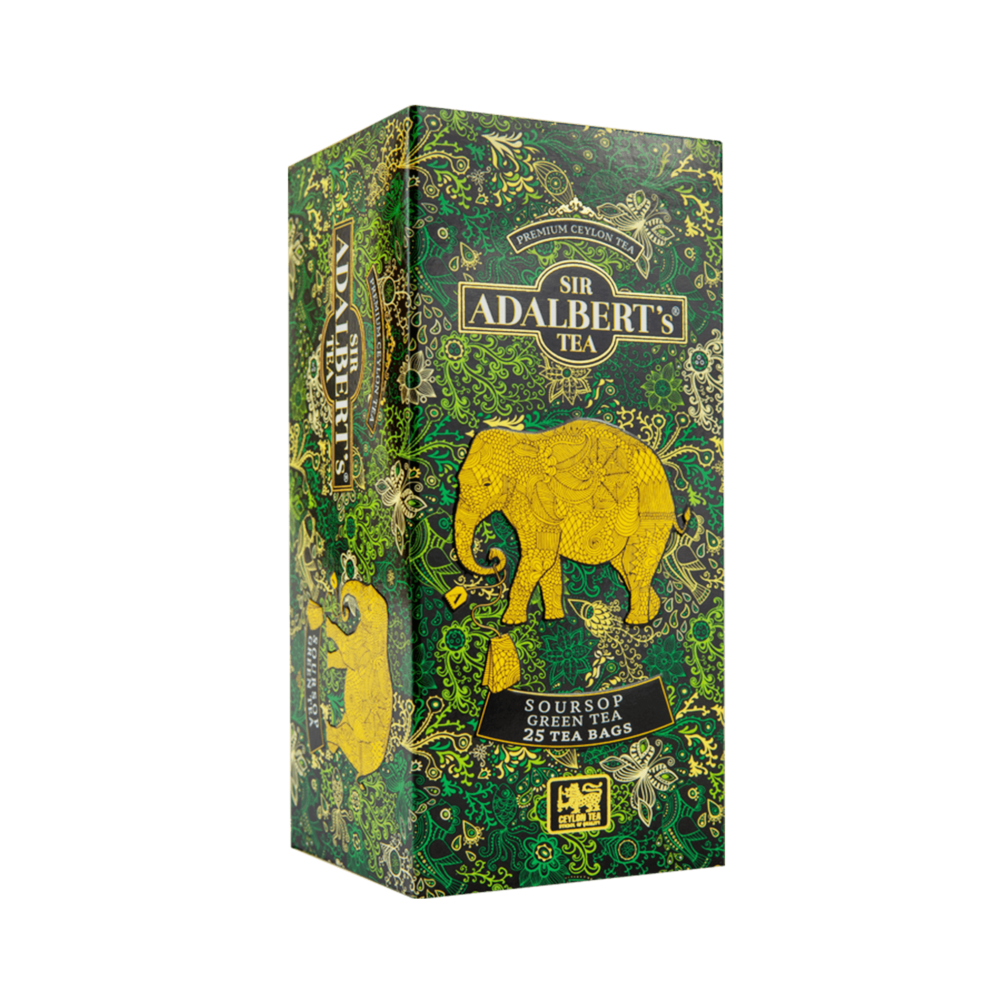 Adalbert's Tea SOURSOP GREEN TEA - saszetki 50g - Sir Adalbert's Tea