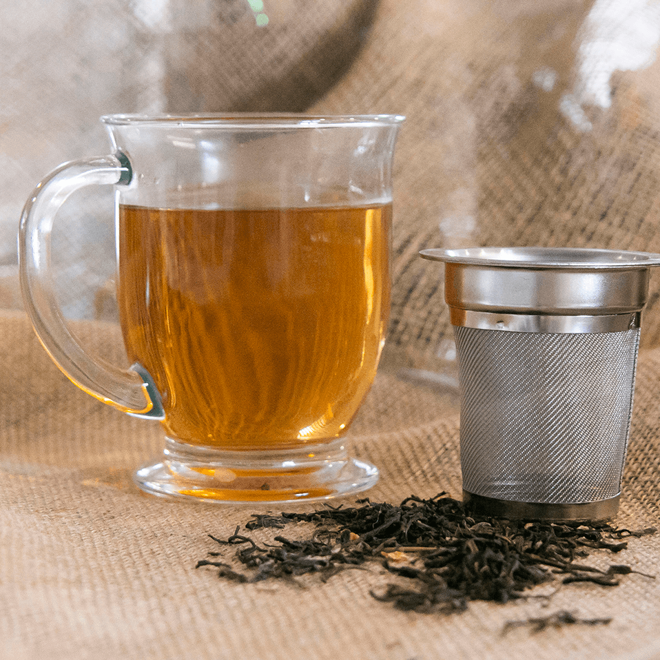 Zaparzacz do herbaty z przykrywką i uchwytem (888-1024) - Sir Adalbert's Tea
