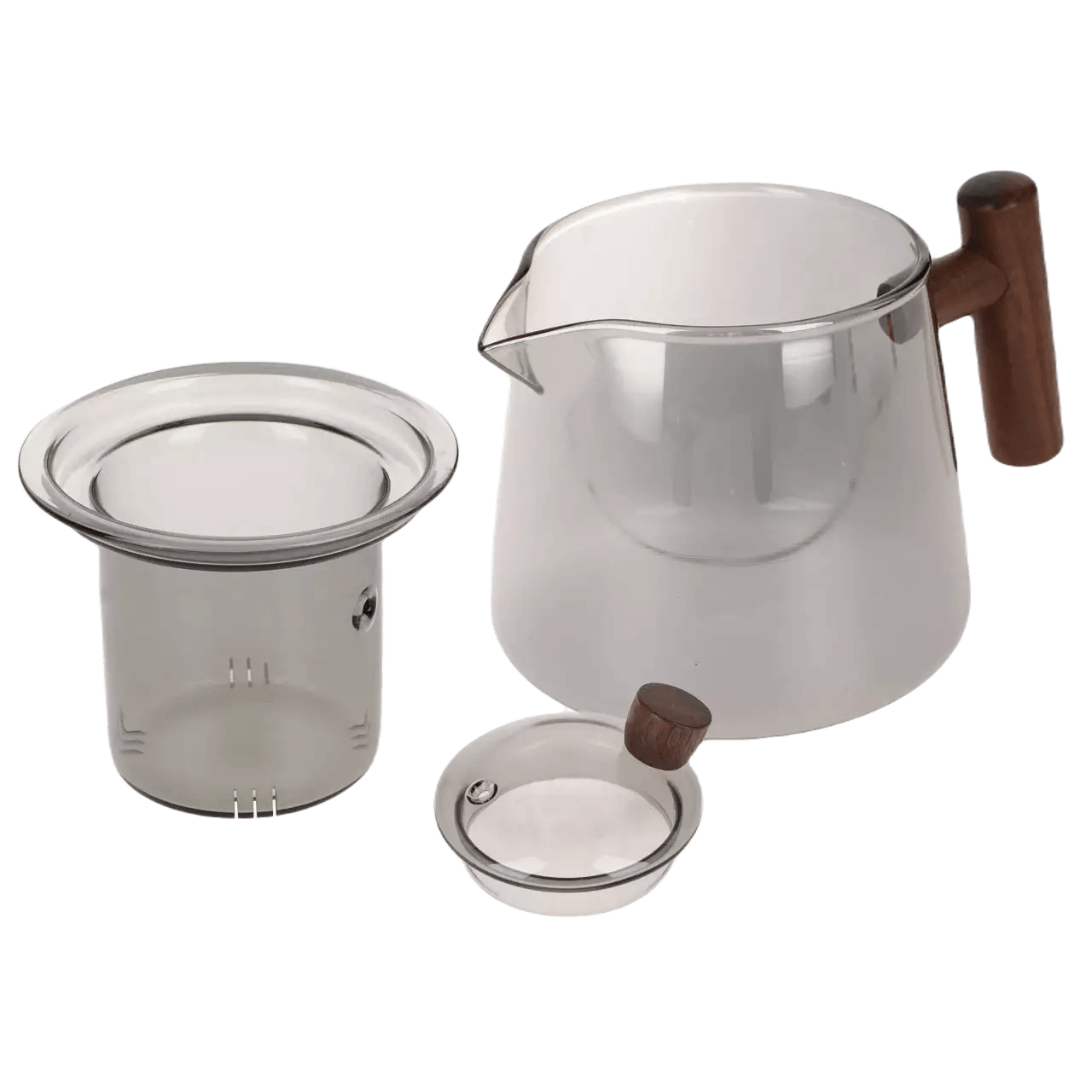 Czajnik szklany z szklanym sitkiem (889-0414) - Sir Adalbert's Tea