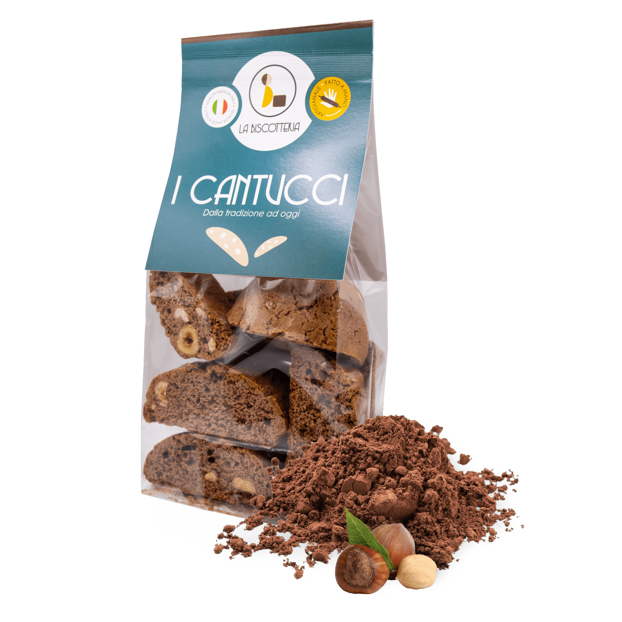 Cantucci kakaowo-orzechowe - 200g - Sir Adalbert's Tea