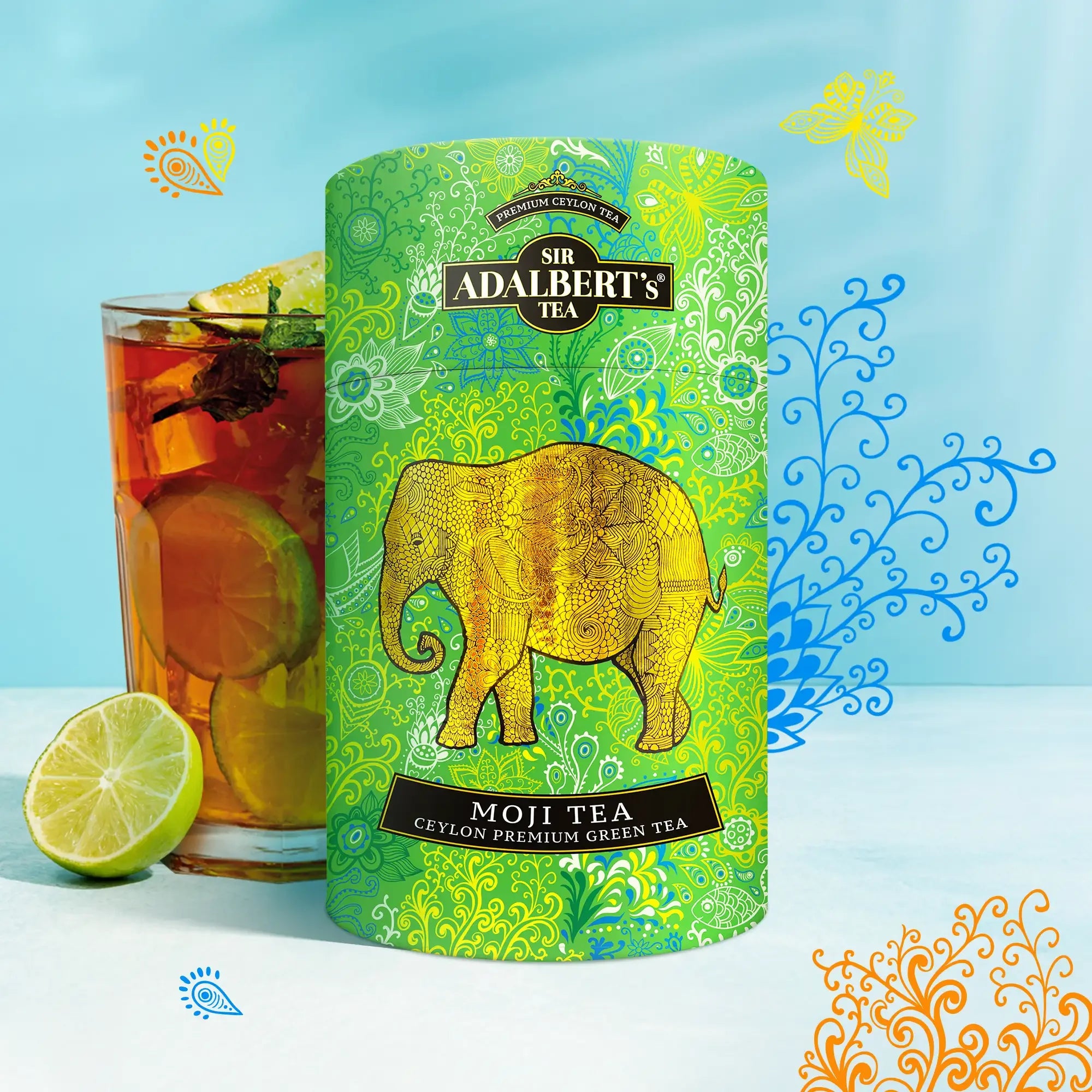 Adalbert's Tea MOJI TEA - liściasta 100g w puszce - Sir Adalbert's Tea