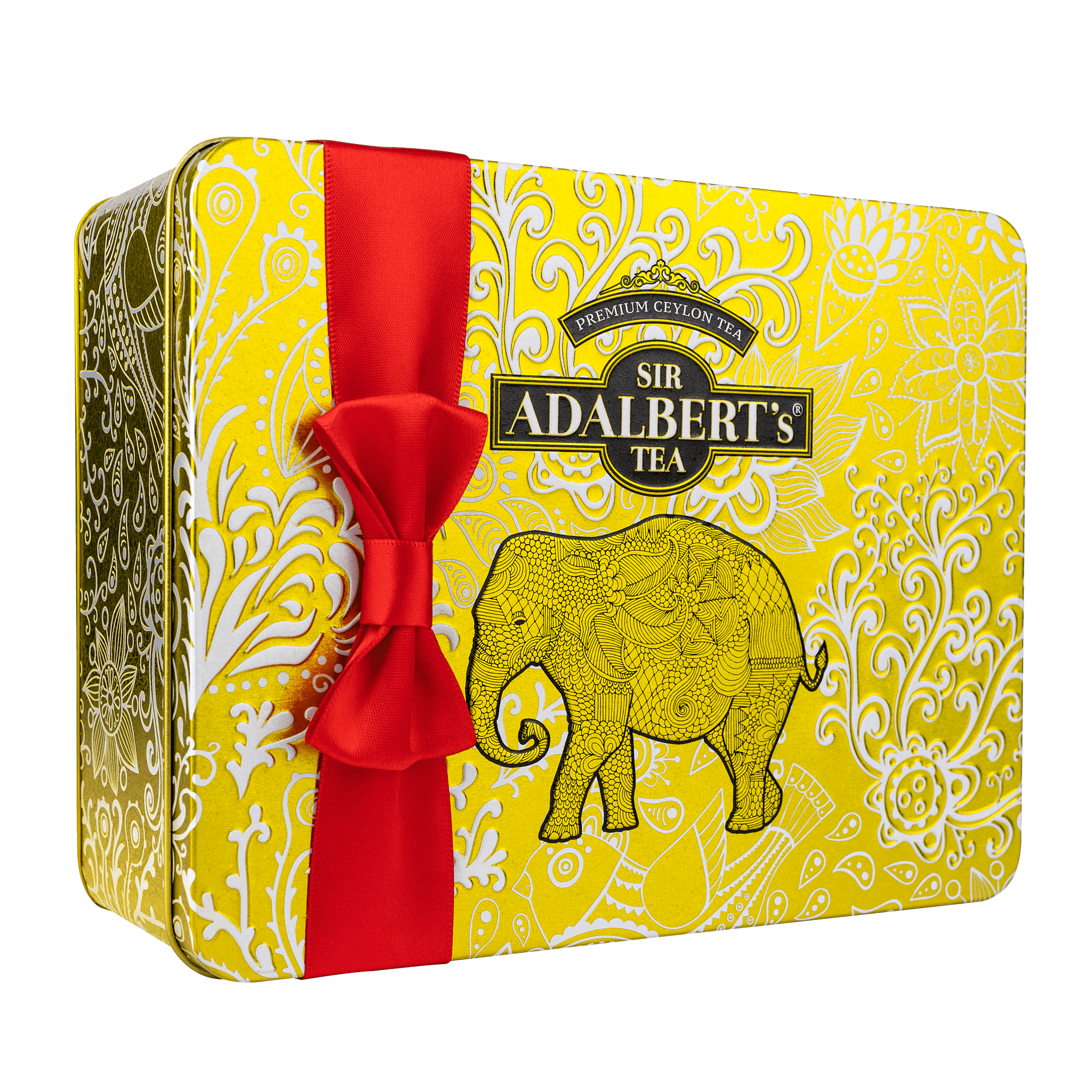 Puszka prezentowa Klasyczna Złota - saszetki 160g - Sir Adalbert's Tea