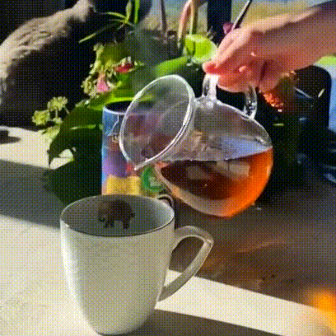Zestaw Tropical Black Tea, Kubek ze Słoniem i PREZENT - Sir Adalbert's Tea