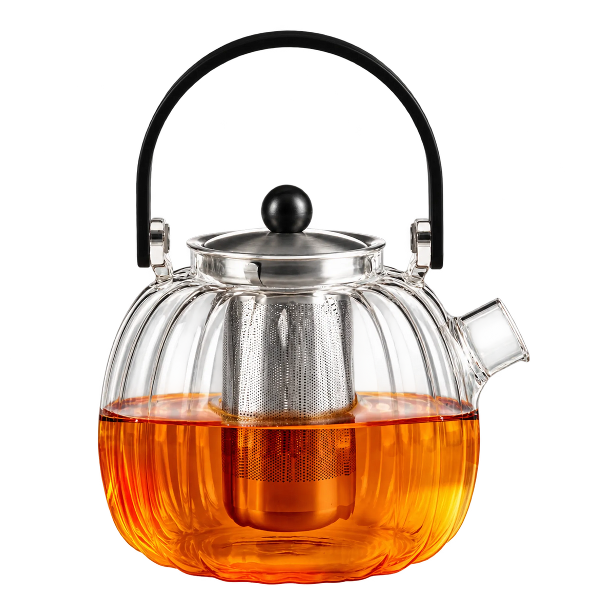 Dzbanek do herbaty z zaparzaczem Vialli Design VOLARE Srebrny, 1000 ml