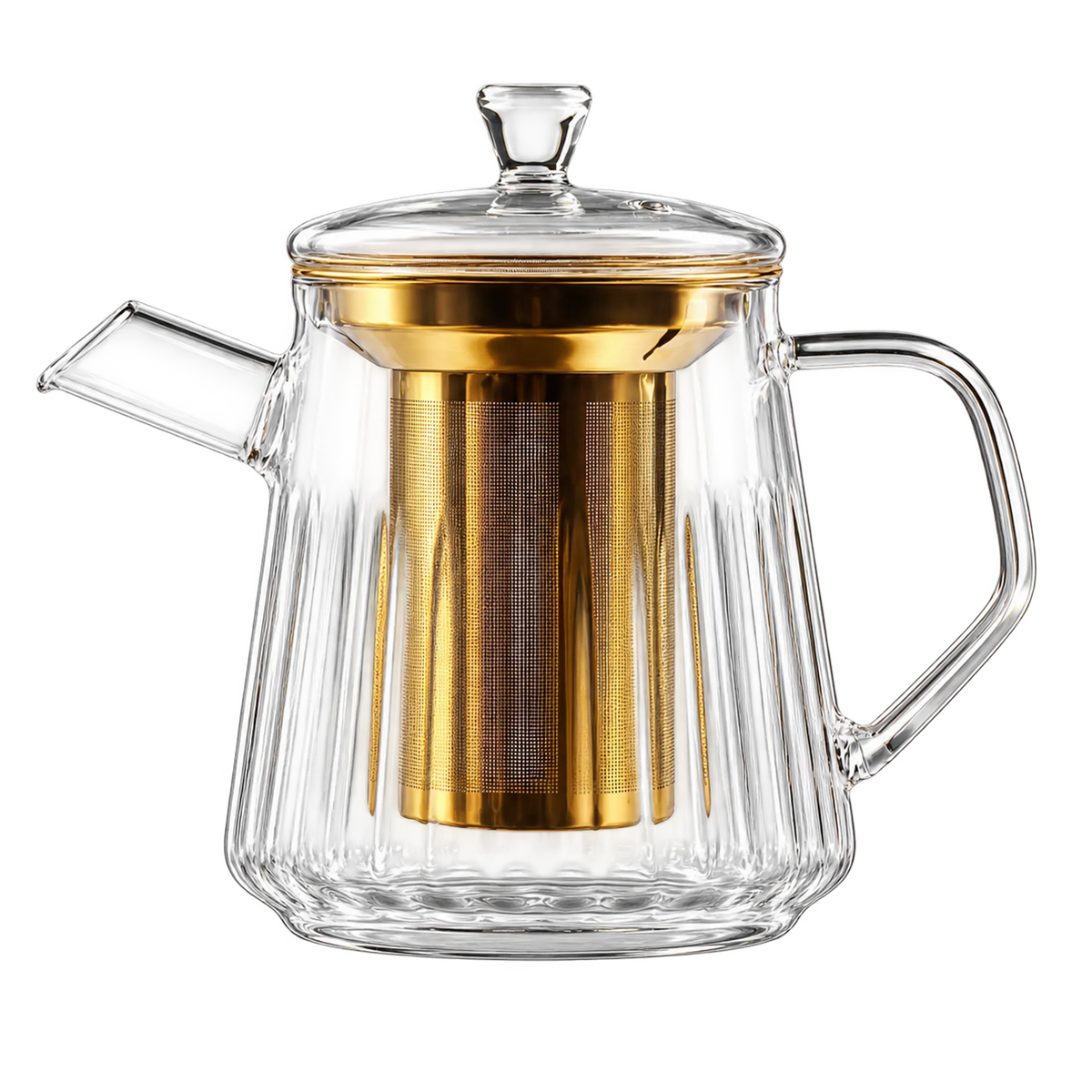 Dzbanek do herbaty z zaparzaczem Vialli Design MIA Złoty, 900 ml
