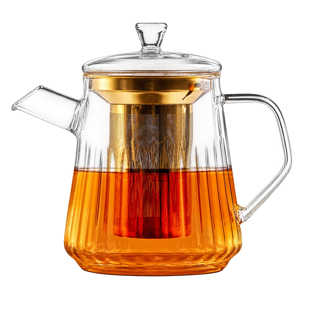 Dzbanek do herbaty z zaparzaczem Vialli Design MIA Złoty, 900 ml - zdjęcie 2