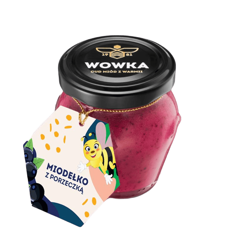 WOWKA Miodełko dla dzieci - porzeczka 260g - Sir Adalbert's Tea